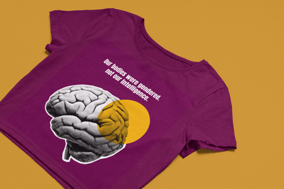 Not our Intelligence | Feminist Women's Crop Top