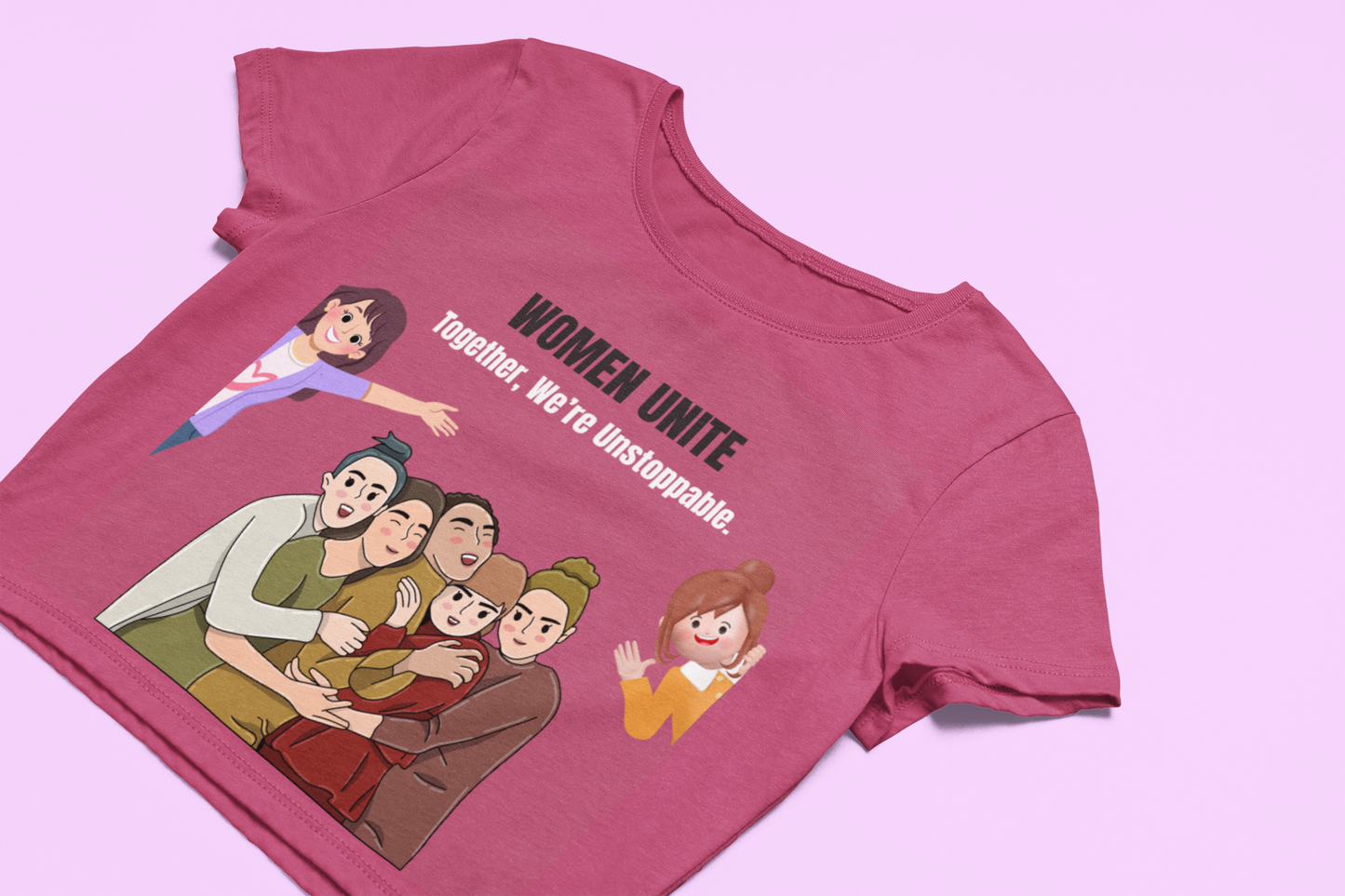We're Unstoppable | Feminist Women's Crop Top