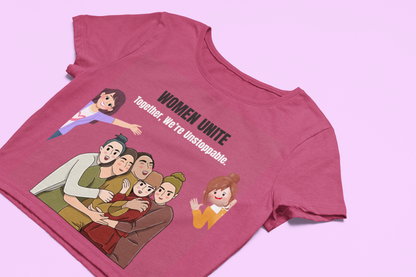 We're Unstoppable | Feminist Women's Crop Top