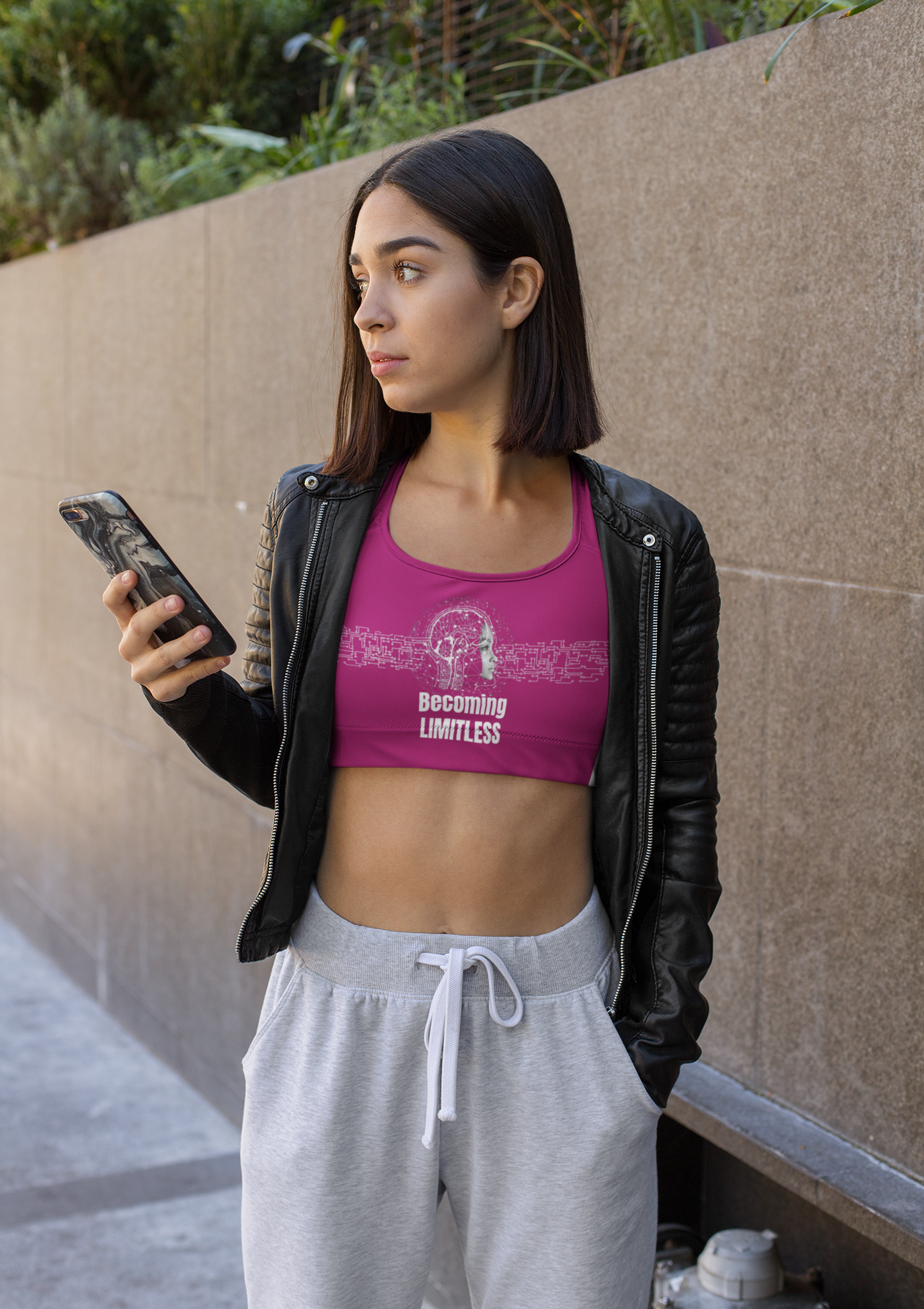 Becoming Limitless | Strong Feminist Sports Bra