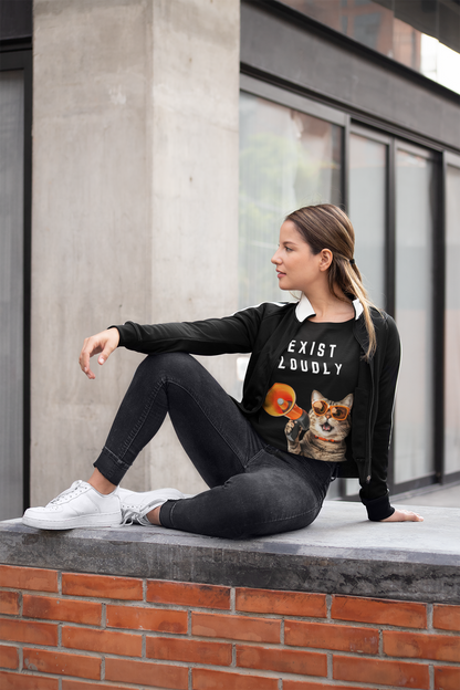 Exist Loudly | Feminist Women's Crop Top