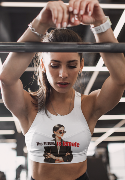 Future is Female | Strong Feminist Sports Bra