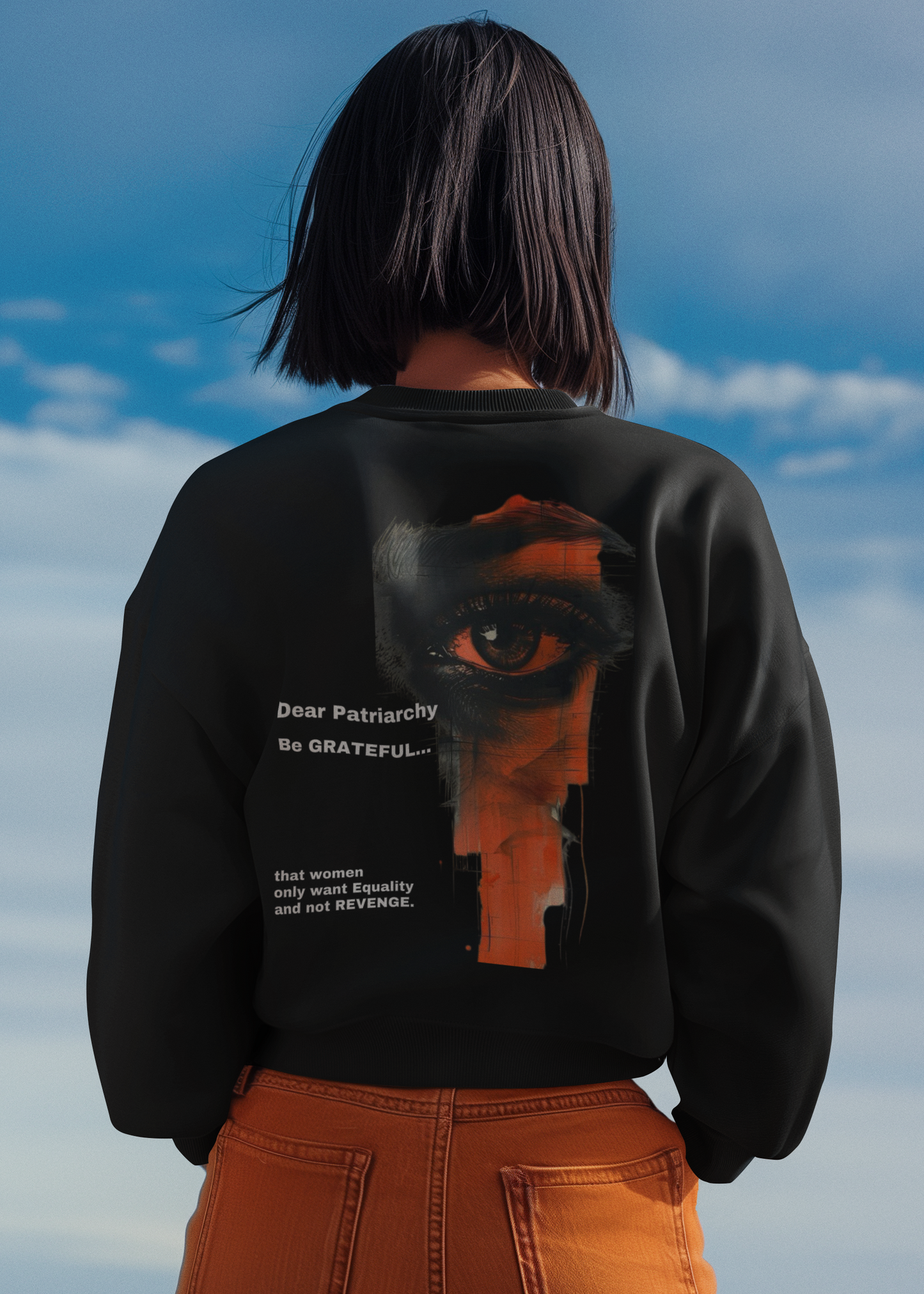 BE GRATEFUL-Oversized Premium Comfort Sweatshirt