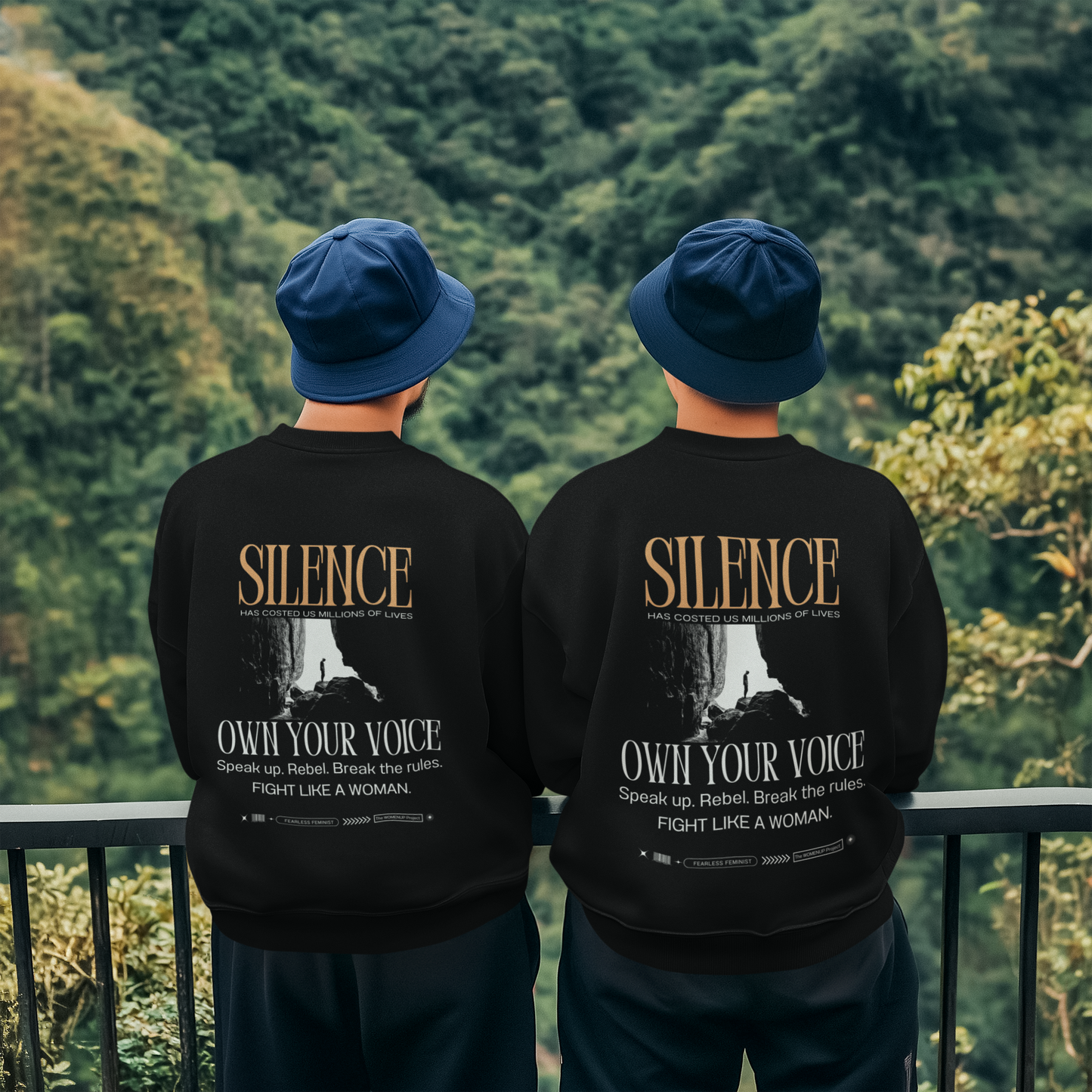 SILENCE-Oversized Premium Comfort Sweatshirt