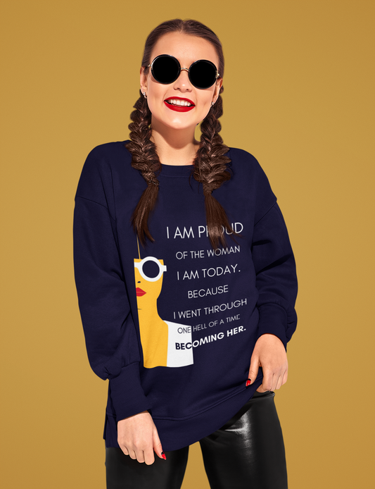 Becoming Her-Bold Comfort Unisex Sweatshirt