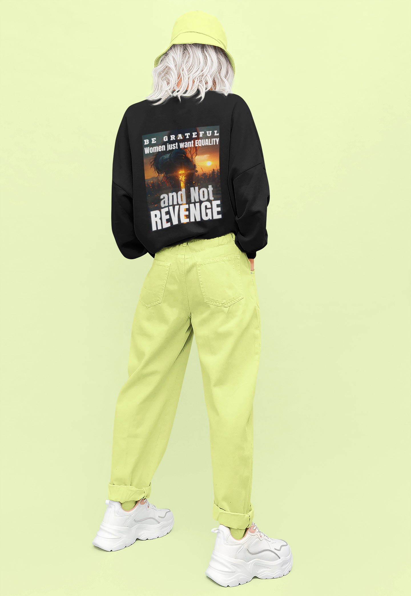 Not REVENGE-Oversized Premium Comfort Sweatshirt