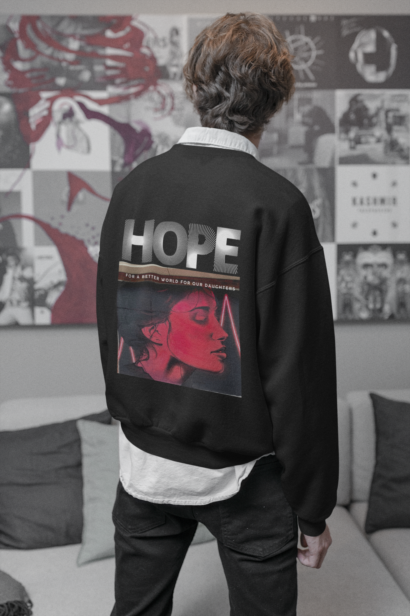 HOPE-Oversized Premium Comfort Sweatshirt