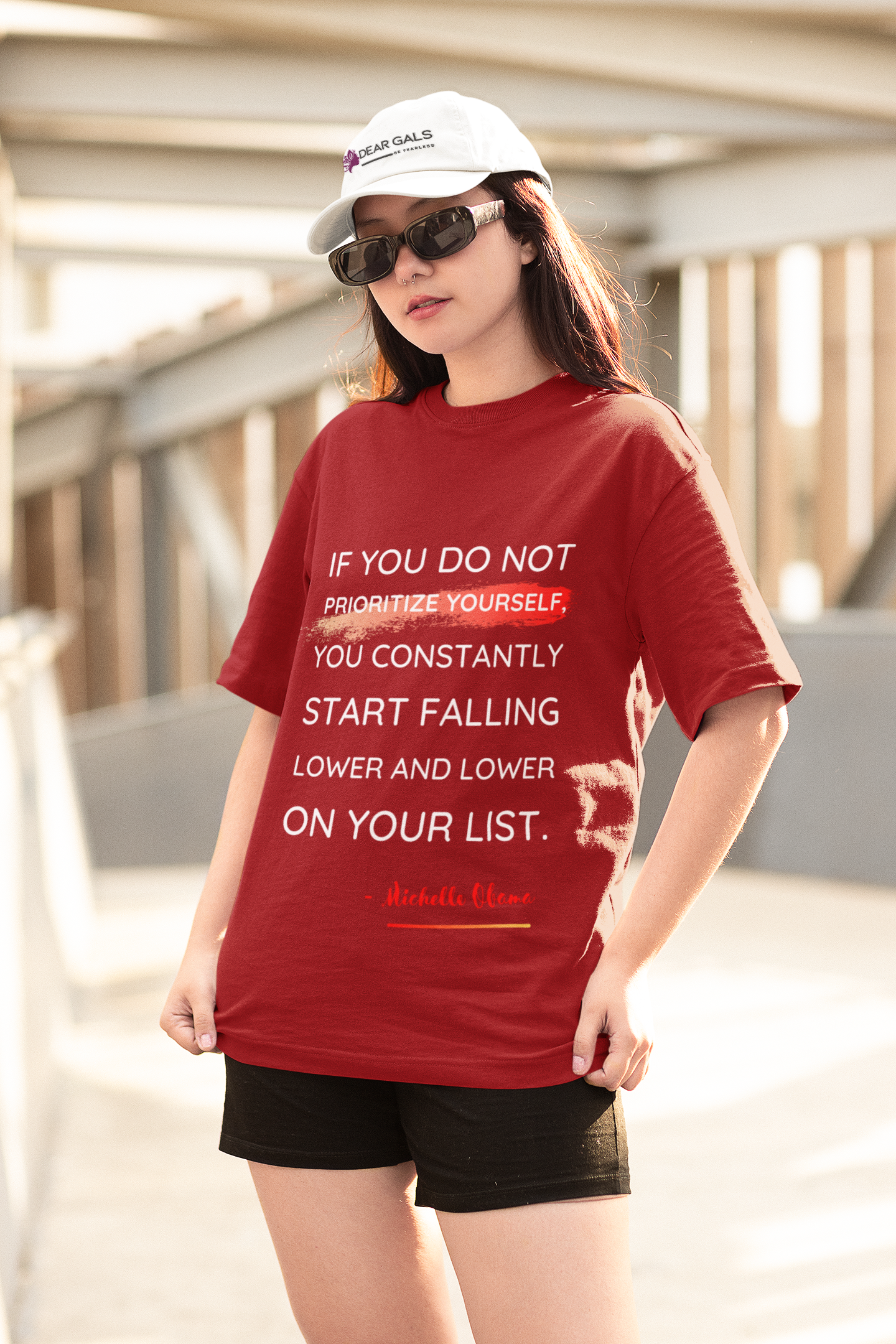 Prioritize Yourself | Feminist Oversized Unisex T-shirt