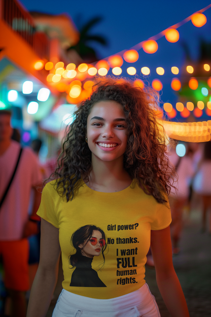 Full Human Rights | Feminist Women's Crop Top