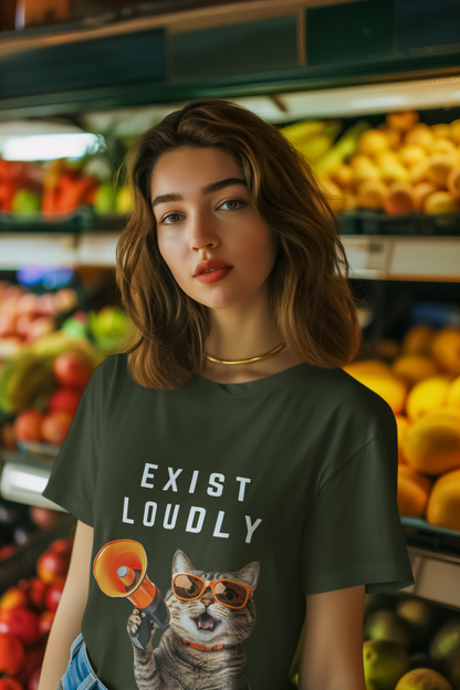 Exist Loudly | Feminist Oversize Unisex T-shirt