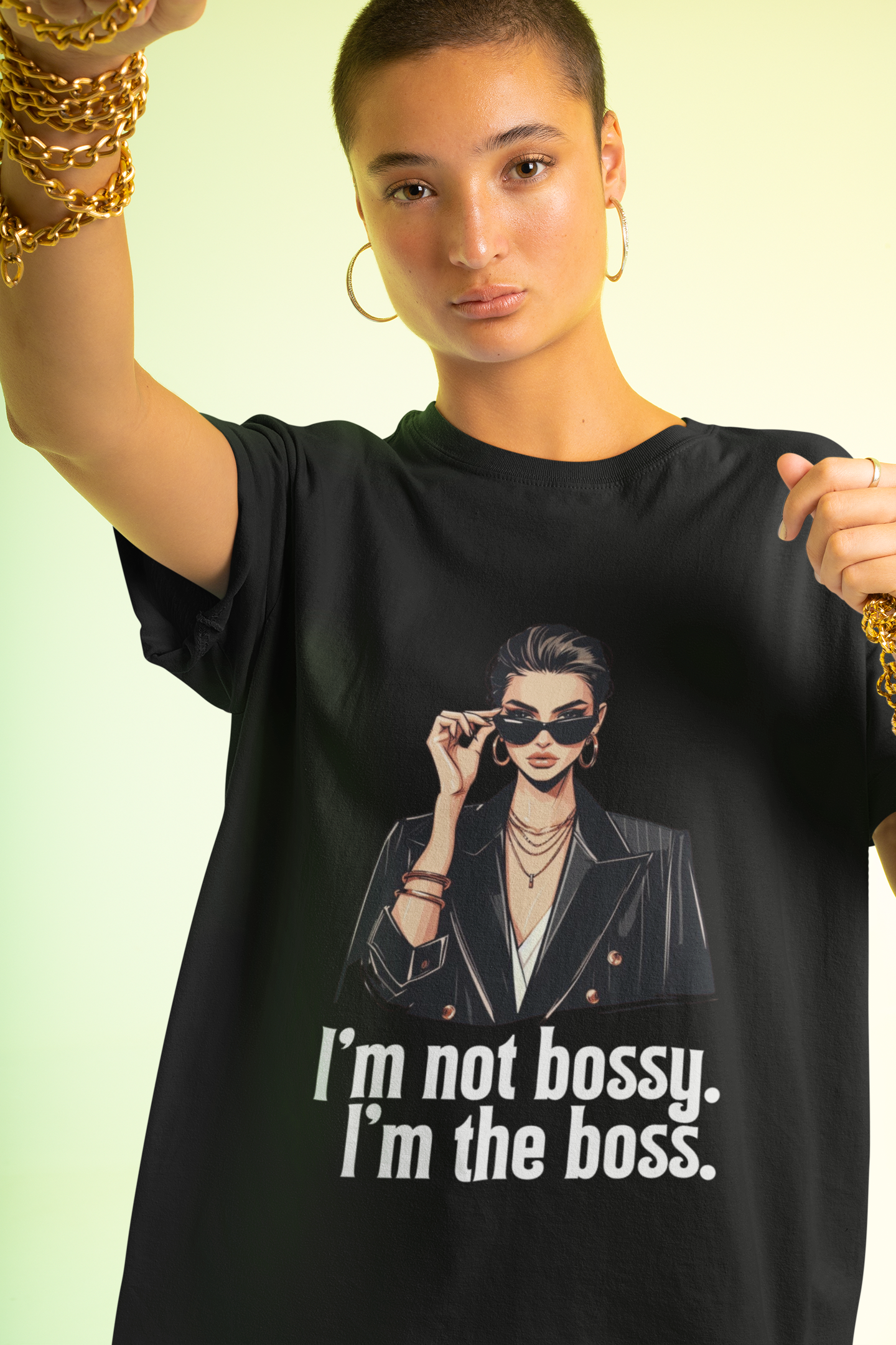 I'm the Boss | Feminist Oversized Unisex T-shirt