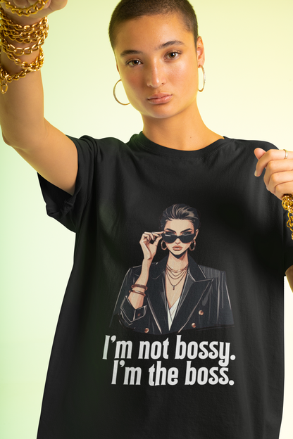 I'm the Boss | Feminist Oversized Unisex T-shirt