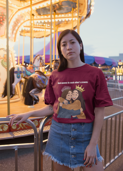 Real Queens | Feminist Oversized Unisex T-shirt