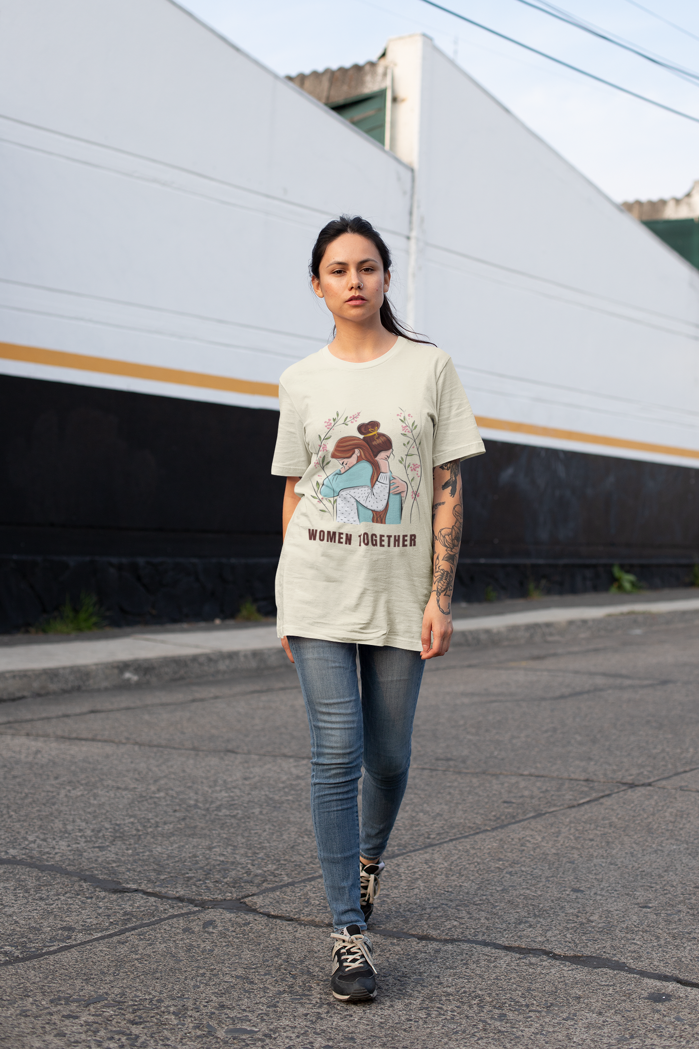 Women Together | Feminist Oversized Unisex T-shirt