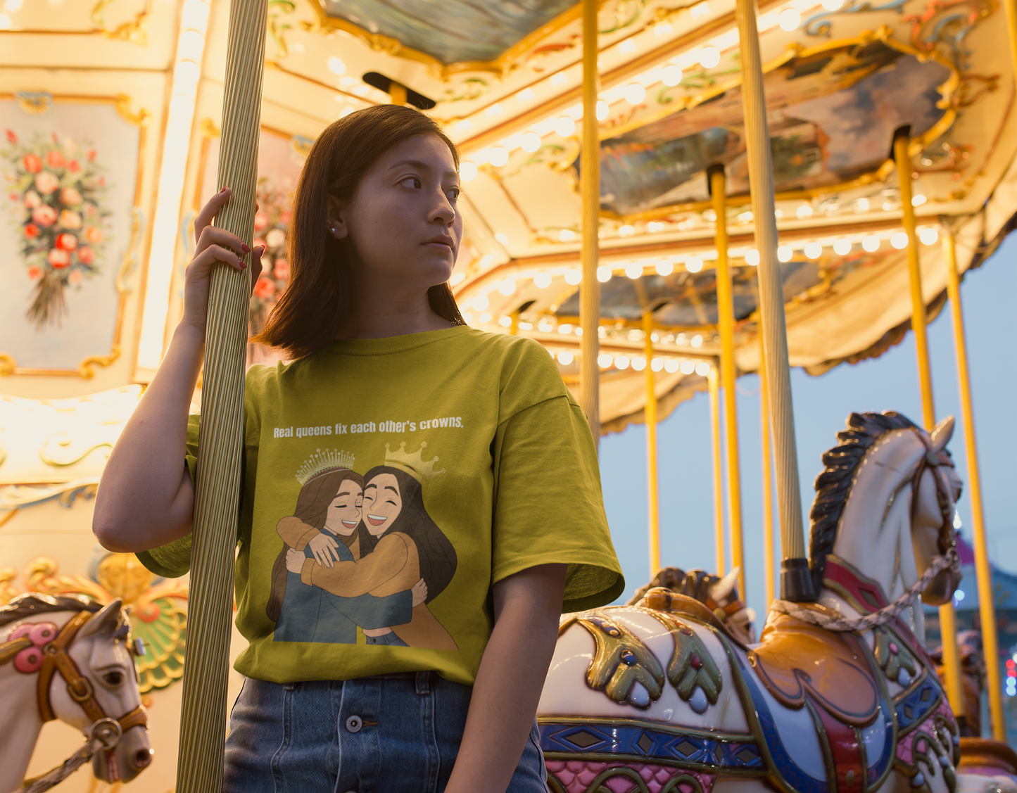 Real Queens | Feminist Oversized Unisex T-shirt