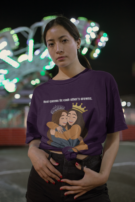 Real Queens | Feminist Oversized Unisex T-shirt