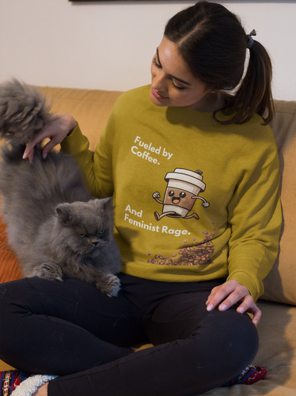 Feminist Rage-Bold Comfort Unisex Sweatshirt