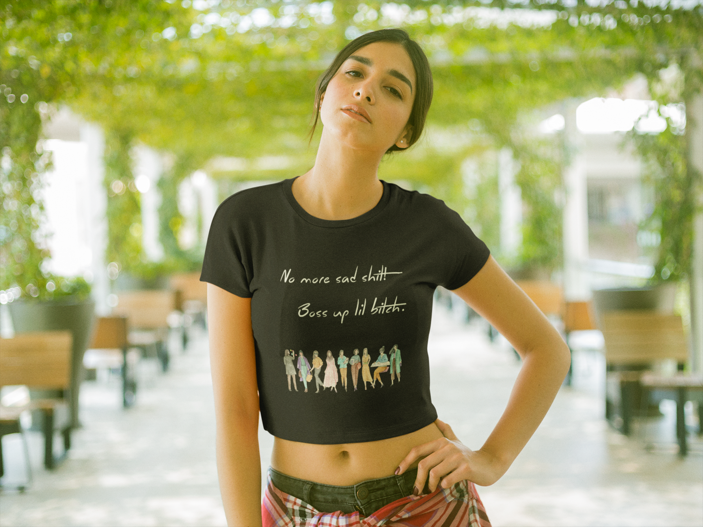 Boss Up Lil Bitch | Feminist Women's Crop Top